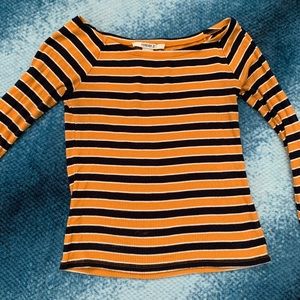 Square neck long sleeve